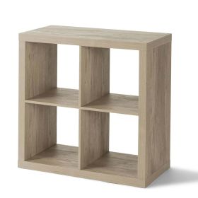 4-Cube Storage Organizer, Solid Black (Actual Color: Natural)