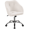 Modern Velvet Adjustable Swivel Office Chair