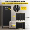 VEVOR Office Partition Room Divider Wall w/Thicker Non-See-Through Fabric Office Divider Steel Base Portable Office Walls Divider Cream Room Partition