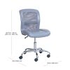 Mid-Back, Vinyl Mesh Task Office Chair