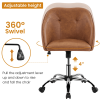 Modern Velvet Adjustable Swivel Office Chair