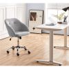 Modern Velvet Adjustable Swivel Office Chair