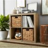 4-Cube Storage Organizer, Solid Black