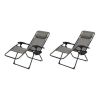 Outdoor Zero Gravity Chair Lounger, 2 Pack