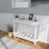 Farmhouse Reclaimed Wood Small Sofa Table