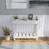 Farmhouse Reclaimed Wood Small Sofa Table