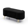 Modern End of Bed Bench with Storage Upholstered Sherpa Fabric Large Storage Bench Ottoman Shoe Stool Long Bench Window Sitting Toy Storage Bench for