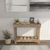 Farmhouse Reclaimed Wood Small Sofa Table