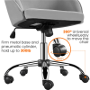 Modern Velvet Adjustable Swivel Office Chair