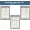 4 Panel Freestanding Folding Hinged Room Divider