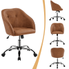 Modern Velvet Adjustable Swivel Office Chair