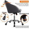 Modern Velvet Adjustable Swivel Office Chair