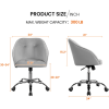 Modern Velvet Adjustable Swivel Office Chair