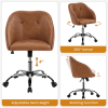 Modern Velvet Adjustable Swivel Office Chair