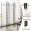 6 Feet 4-Panel Folding Freestanding Room Divider