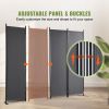 VEVOR Room Divider, Room Dividers and Folding Privacy Screens, Fabric Partition Room Dividers for Office, Bedroom, Dining Room, Study, Freestanding