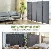 VEVOR Room Divider, Room Dividers and Folding Privacy Screens, Fabric Partition Room Dividers for Office, Bedroom, Dining Room, Study, Freestanding