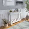 Farmhouse Reclaimed Wood Small Sofa Table