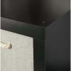 4-Cube Storage Organizer, Solid Black