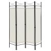 6 Feet 4-Panel Folding Freestanding Room Divider