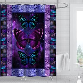 Digital Print-free Bathroom Curtain (Option: YLHTYY13-150gsm finished 590g)