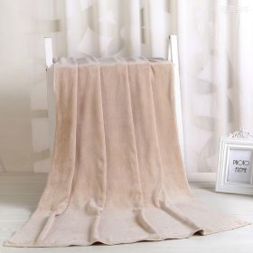 Large Cotton Absorbent Quick Drying Lint Resistant Towel (Option: Camel-70x140cm)