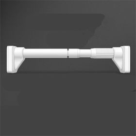 Simple Household Free Punching Telescopic Rod (Option: White-0.5to0.7m)