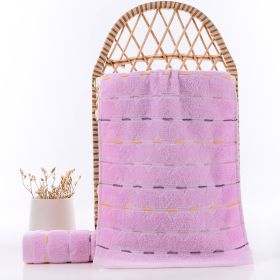 Bamboo Fiber Strawberry Towel Absorbs Water (Option: Pink-26x50cm)