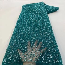 Bubble Beads Tube Embroidery Gown Beads Sequin Sequined Fabric (Option: 4 Style-Color-4 Yards)